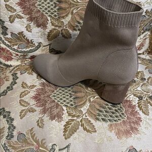 MIA Women's Taupe Heeled Boots